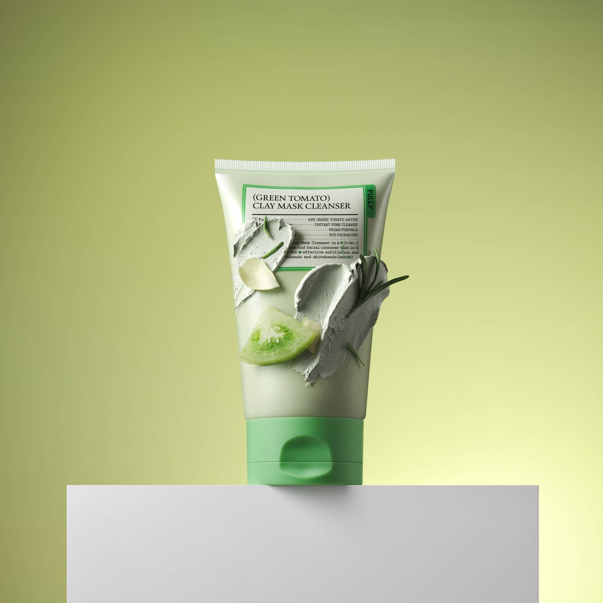 Green Tomato Clay Mask Cleanser 120ml | FULLY