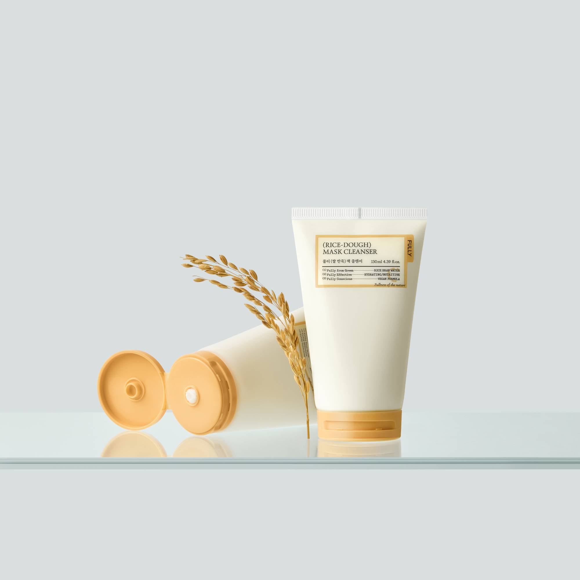 Rice-Dough Mask Cleanser 130ml | FULLY