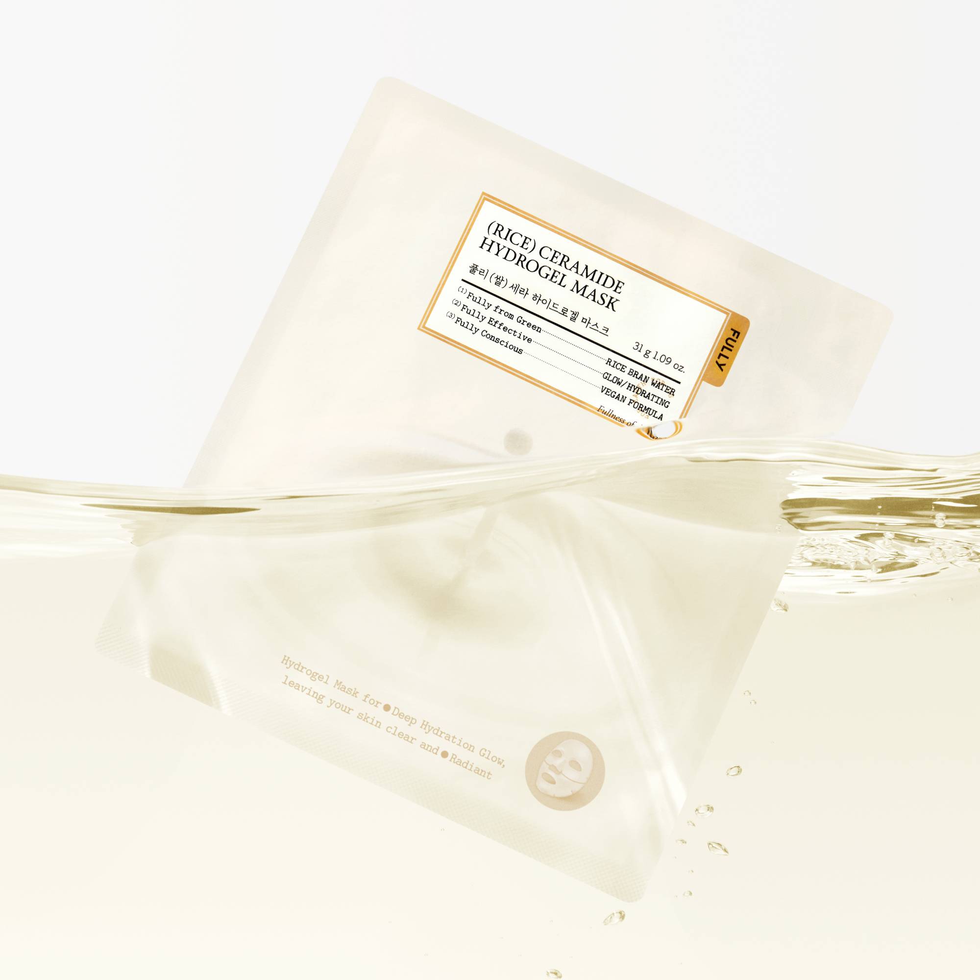 Rice Ceramide Hydrogel Mask 4ea | FULLY