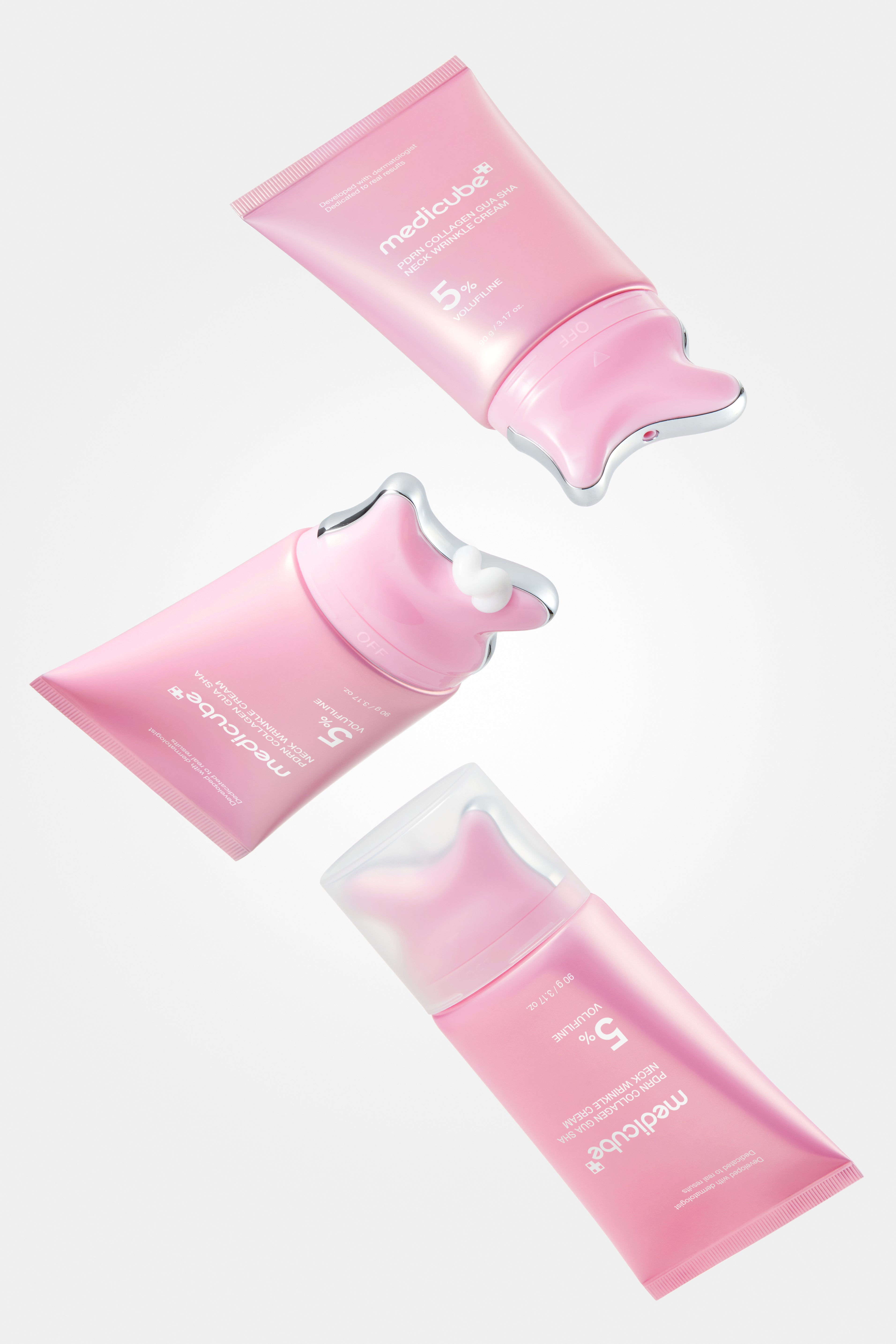MEDICUBE PDRN Collagen Gua Sha Neck Cream for Firming Elegance