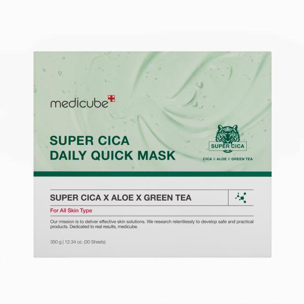 MEDICUBE Super Cica Daily Quick Mask - Soothing Hydration for All Skin