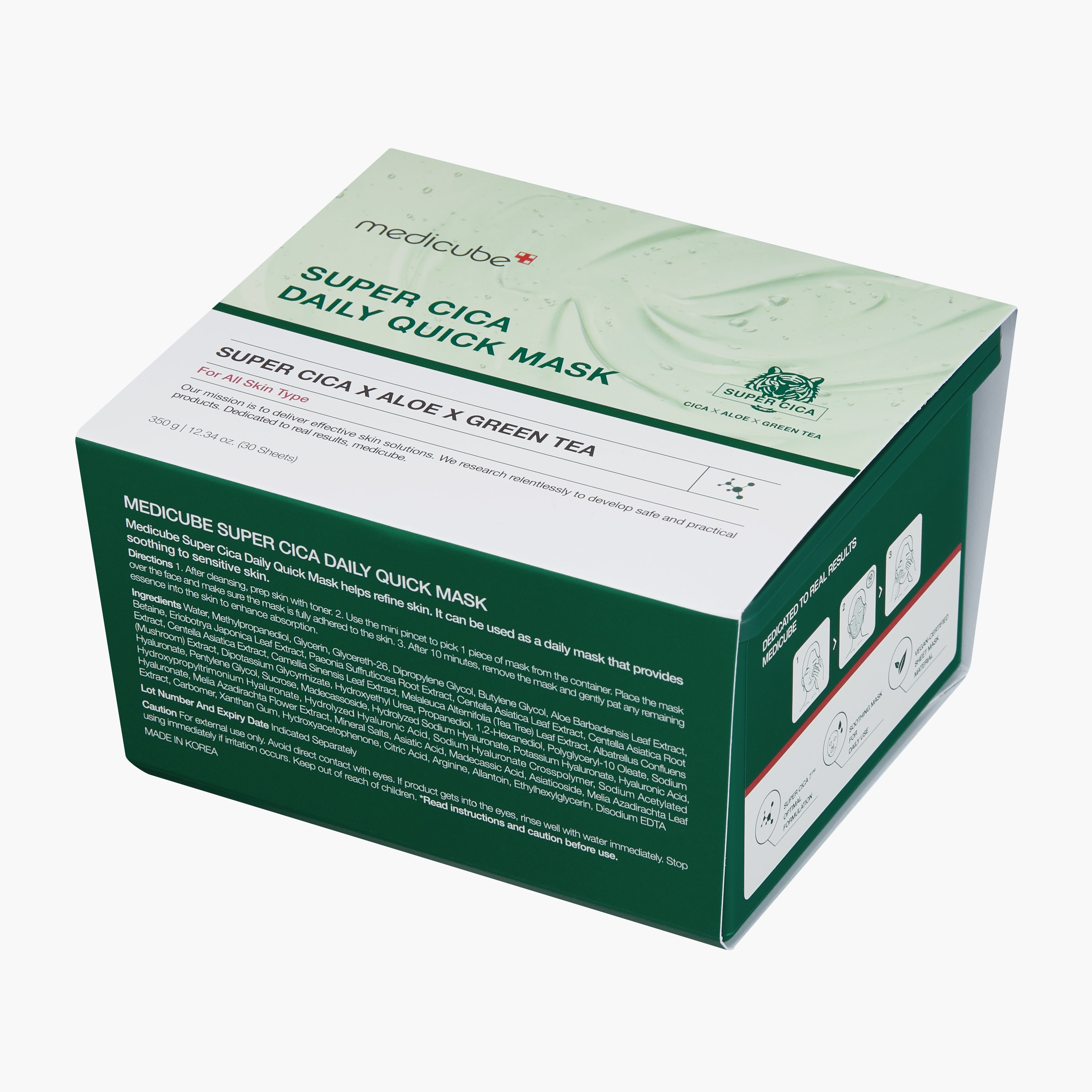 MEDICUBE Super Cica Daily Quick Mask - Soothing Hydration