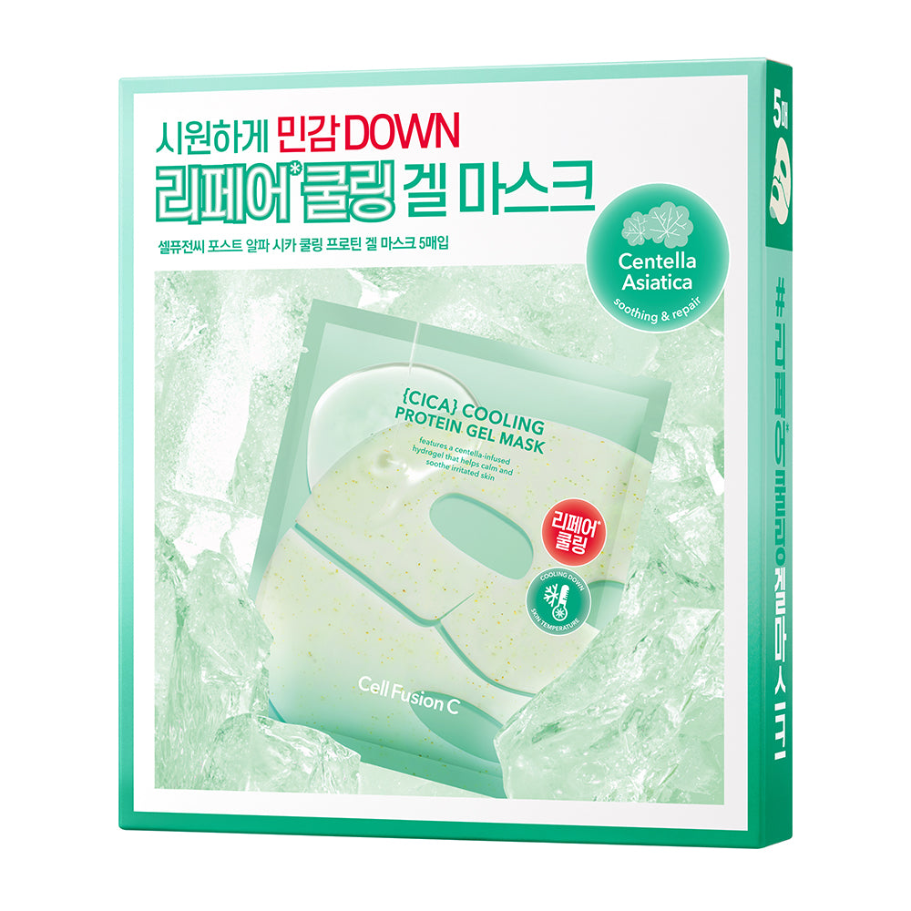 Cica Cooling Protein Gel Mask 35g*5ea | CellFusionC