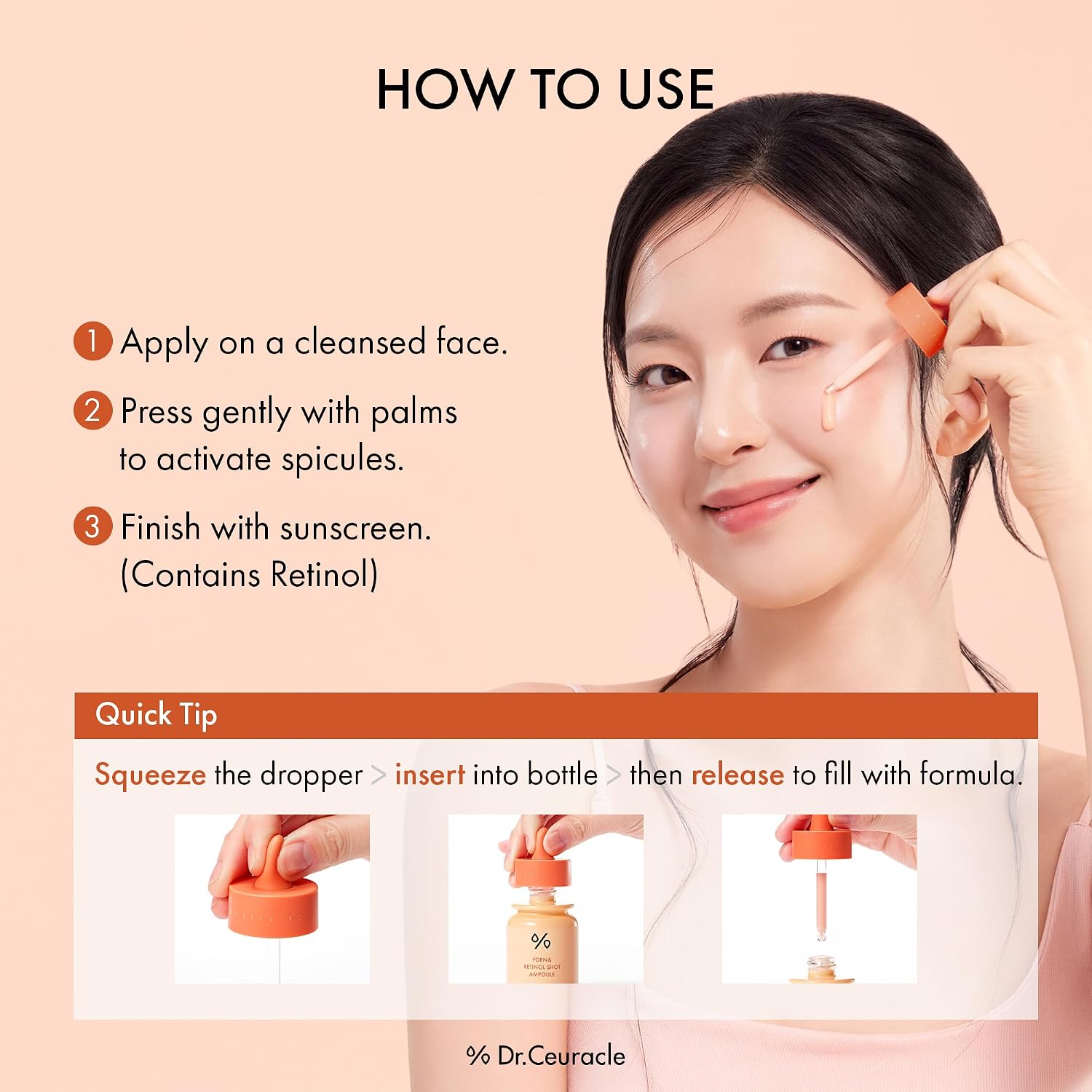 Dr. Ceuracle PDRN & Retinol Shot Ampoule for Youthful Radiance