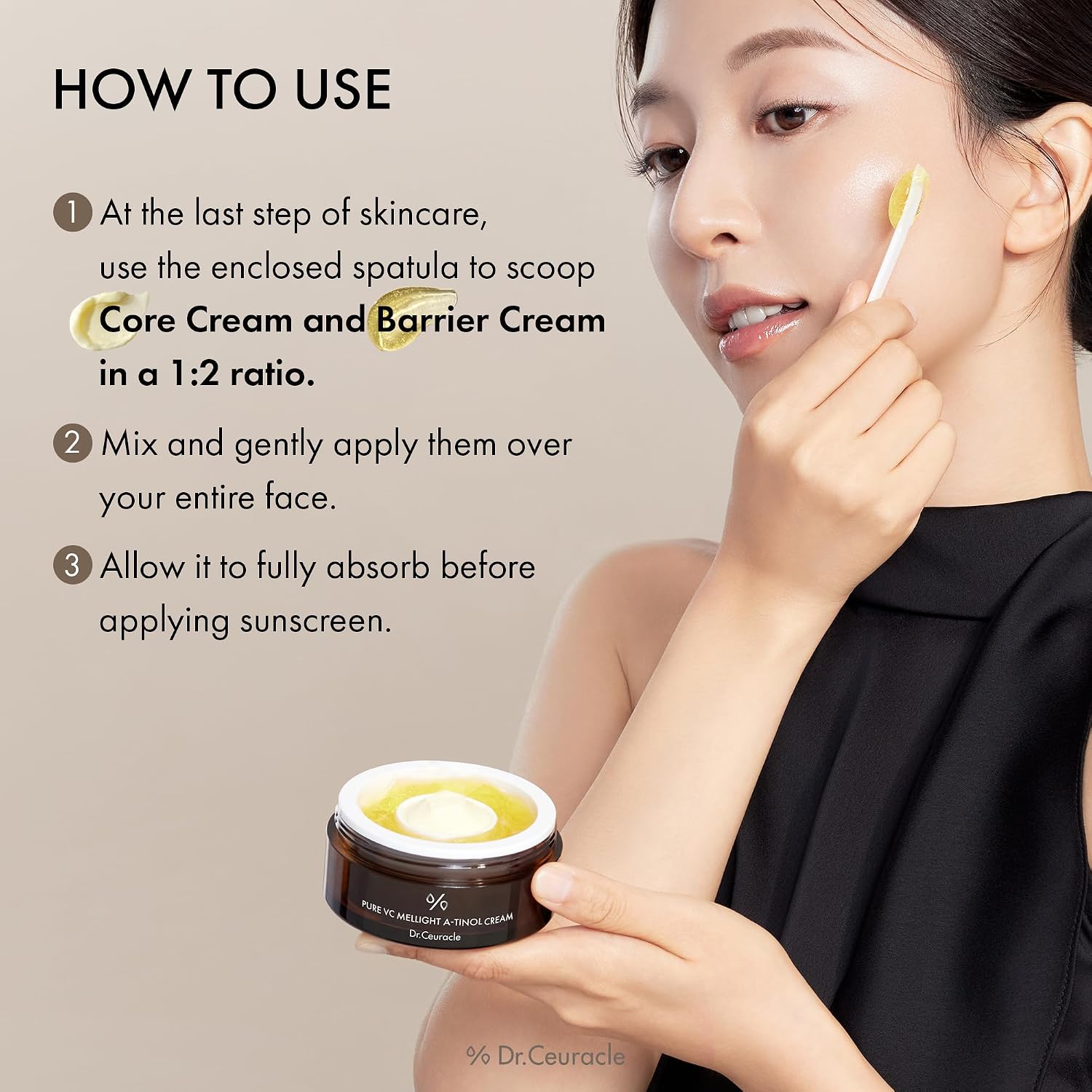 Dr. Ceuracle Pure VC Mellight A-Tinol Cream for Radiant Skin