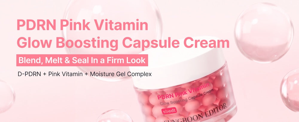 PDRN Pink Vitamin Glow Boosting Capsule Cream 55g | Sungboon Editor