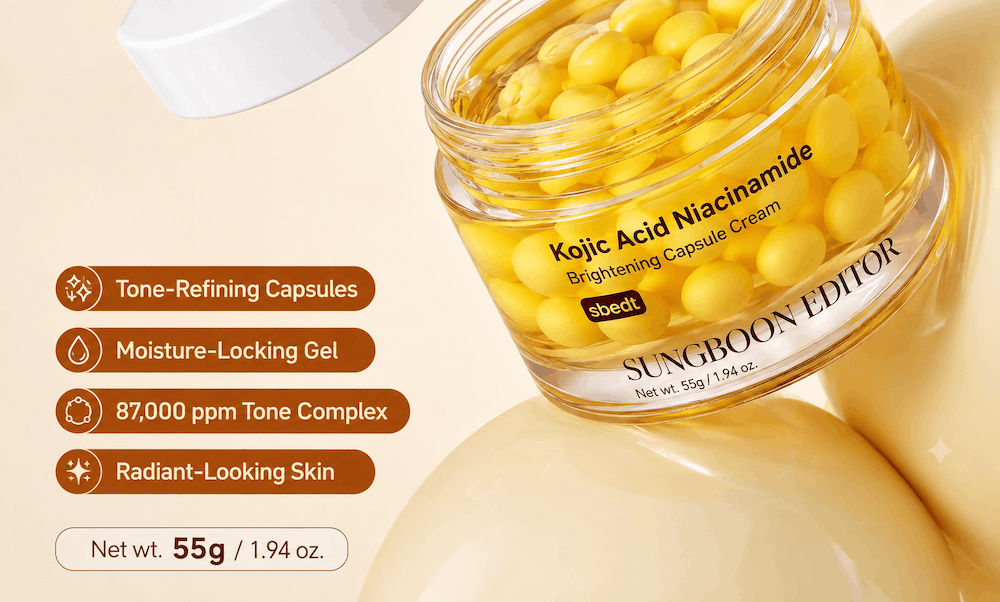 Kojic Acid Niacinamide Brightening Capsule Cream 55g | Sungboon Editor