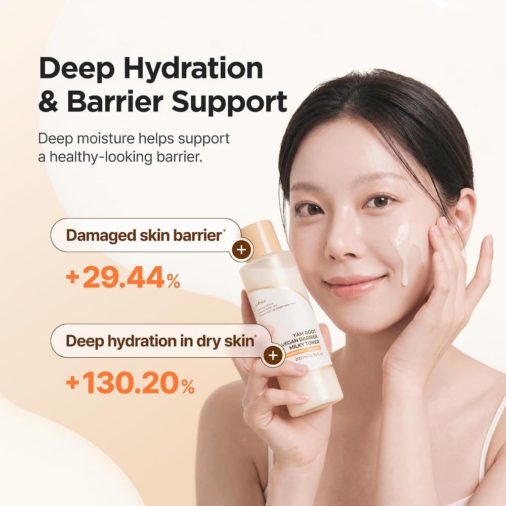 ISNTREE Yam Root Milky Toner - Deep Hydration Luxury Essence