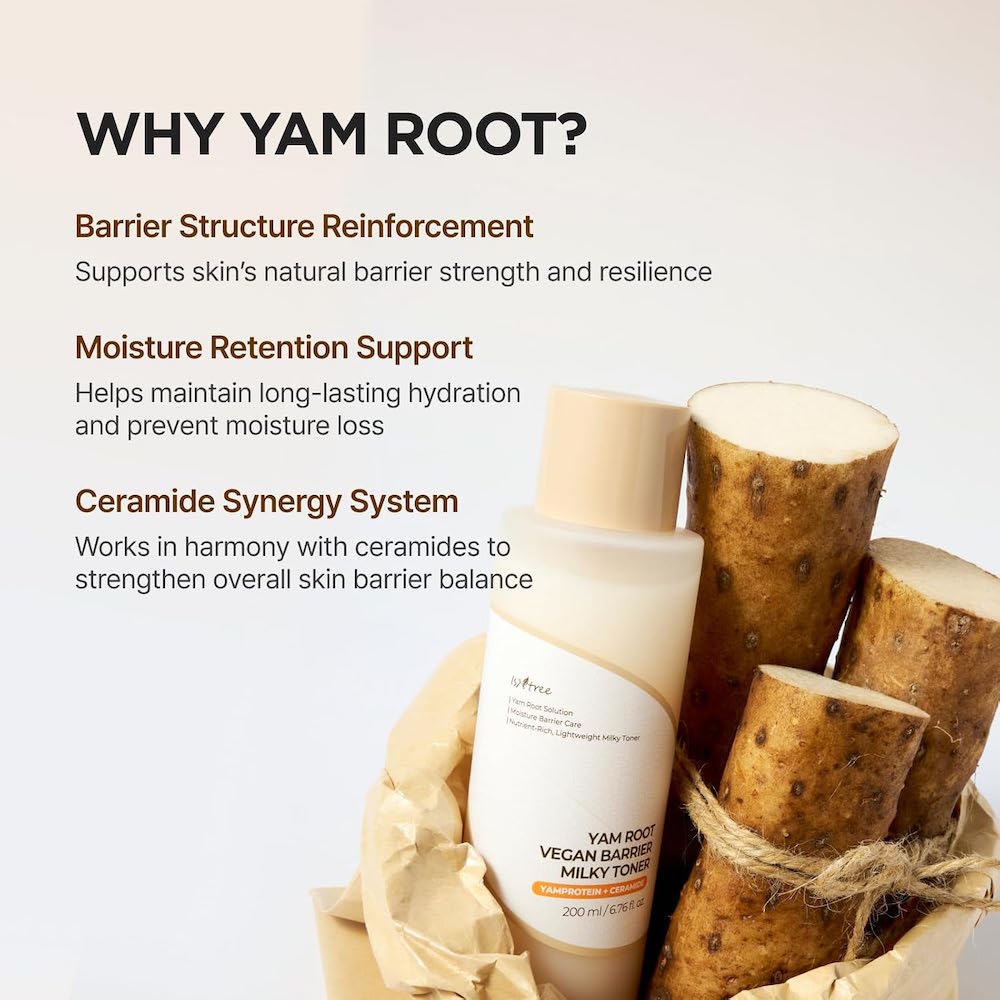 ISNTREE Yam Root Milky Toner – Luxurious Hydration Essence