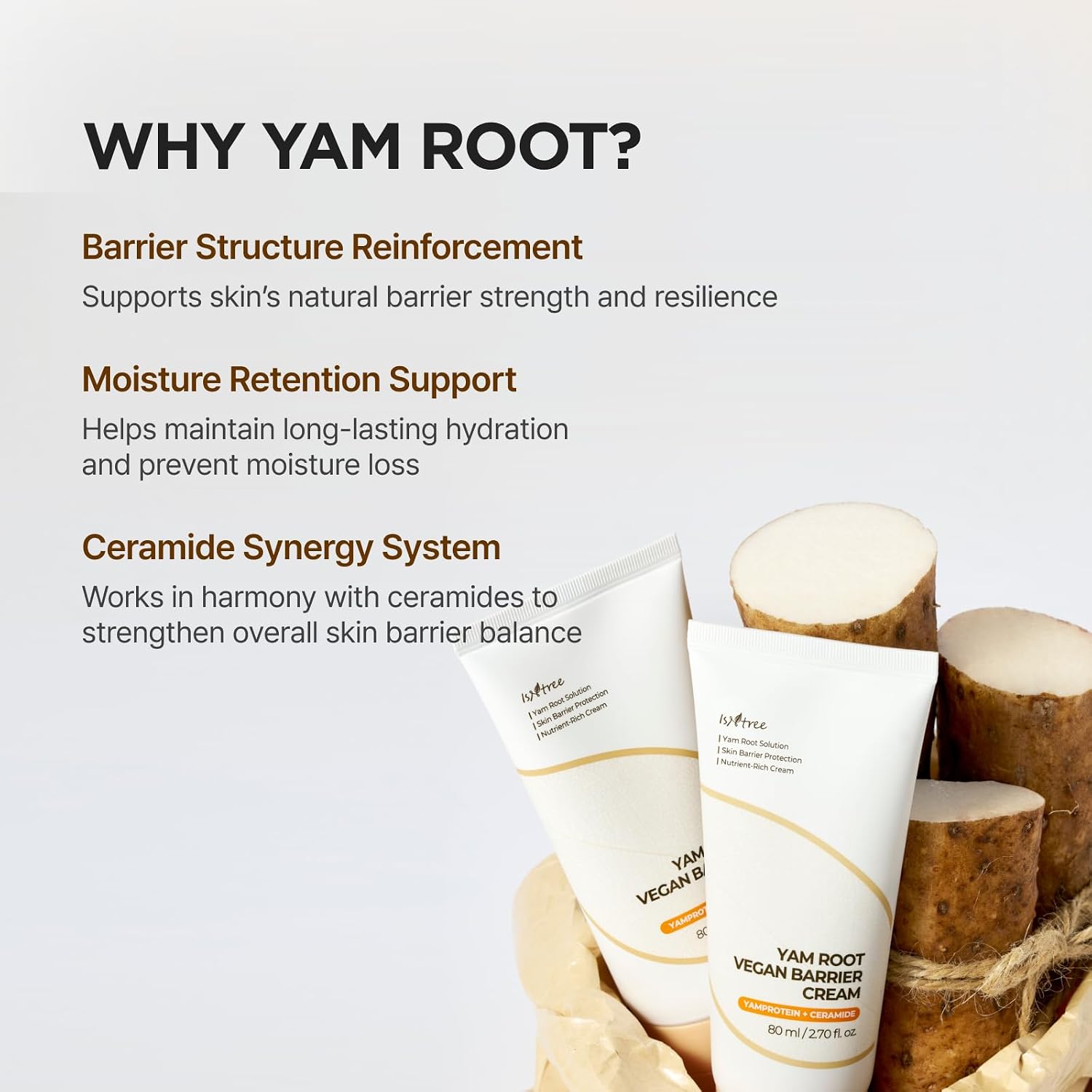 ISNTREE Yam Root Vegan Barrier Cream – Ultimate Hydration Luxury