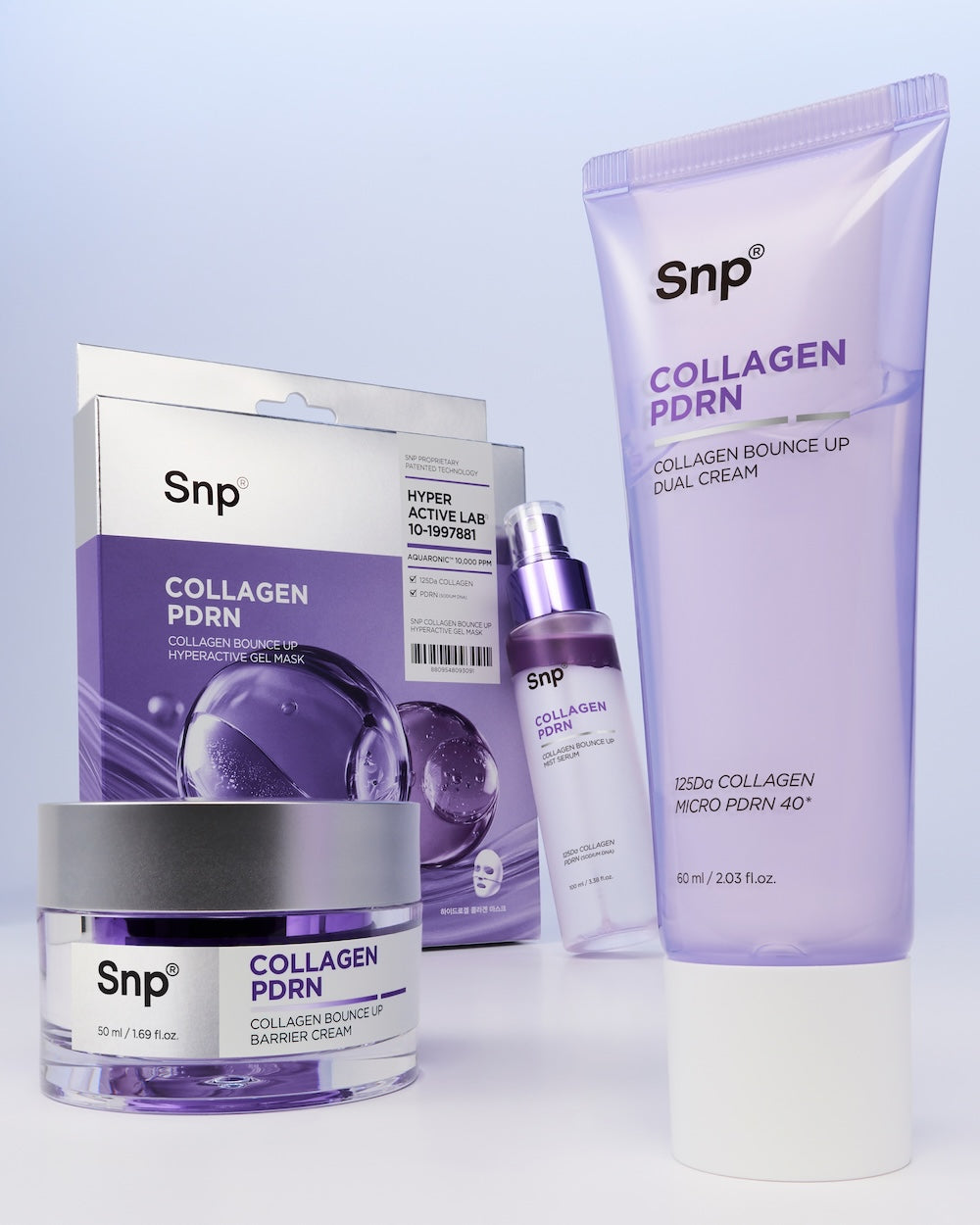 Collagen Bounce Up Hyperactive Gel Mask 28g x 4ea | SNP