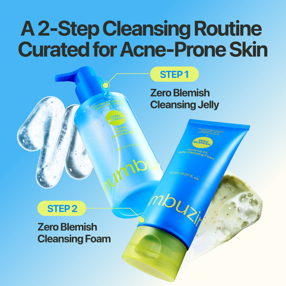 Zero Blemish Clarifying 2% Sulfur Cleansing Foam 150ml | Numbuzin