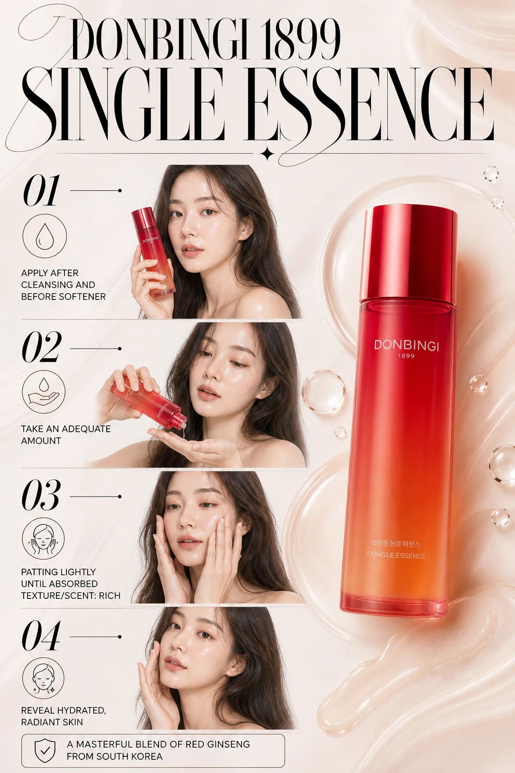 1899 Single Essence 70ml | DONBINGI | DONBINGI 1899 Single Essence - Handcrafted Luxury Serum