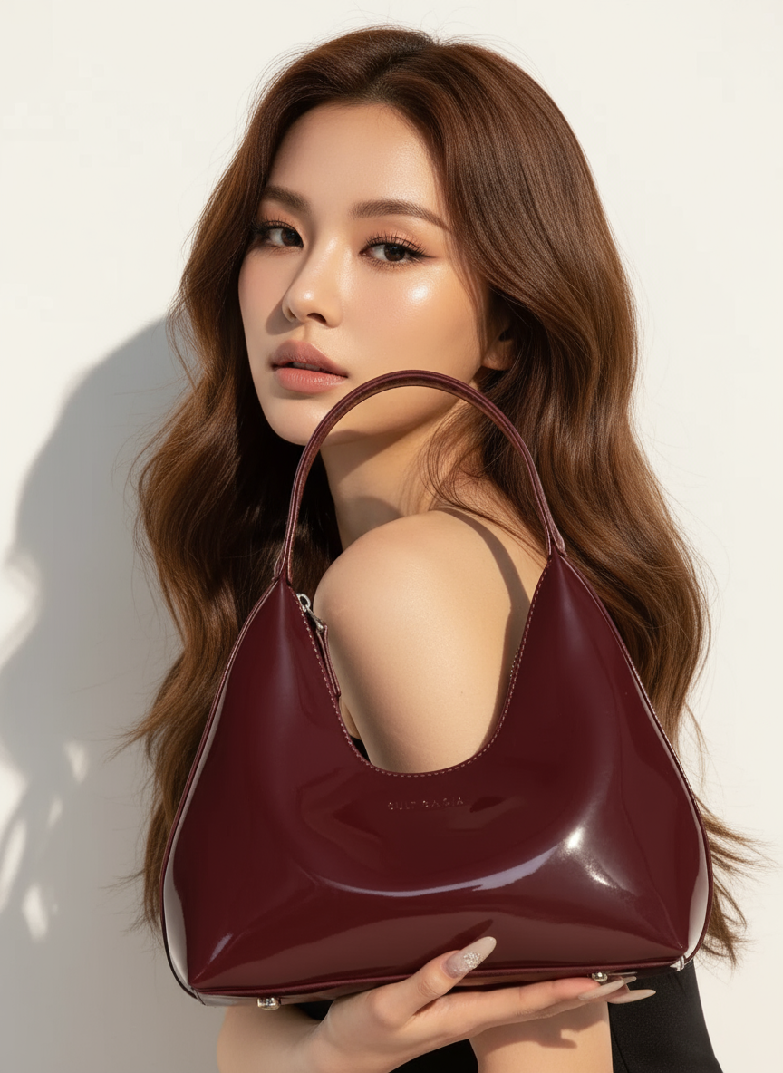 Chic Moon Shape Shoulder Bag for the Bold and Beautiful | ULZZANG BELLA
