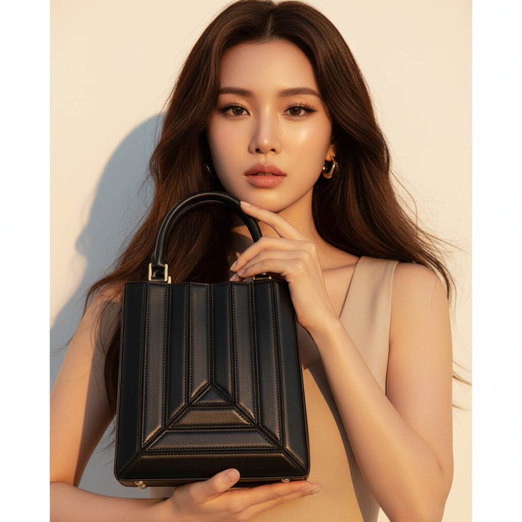 ULZZANG BELLA Spliced Rainbow Crossbody Handbag, Exquisite Luxury
