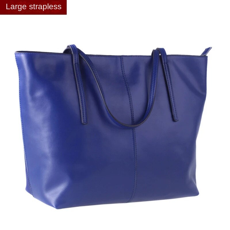 Opulent Leather Puffer Tote Handbag | ULZZANG BELLA