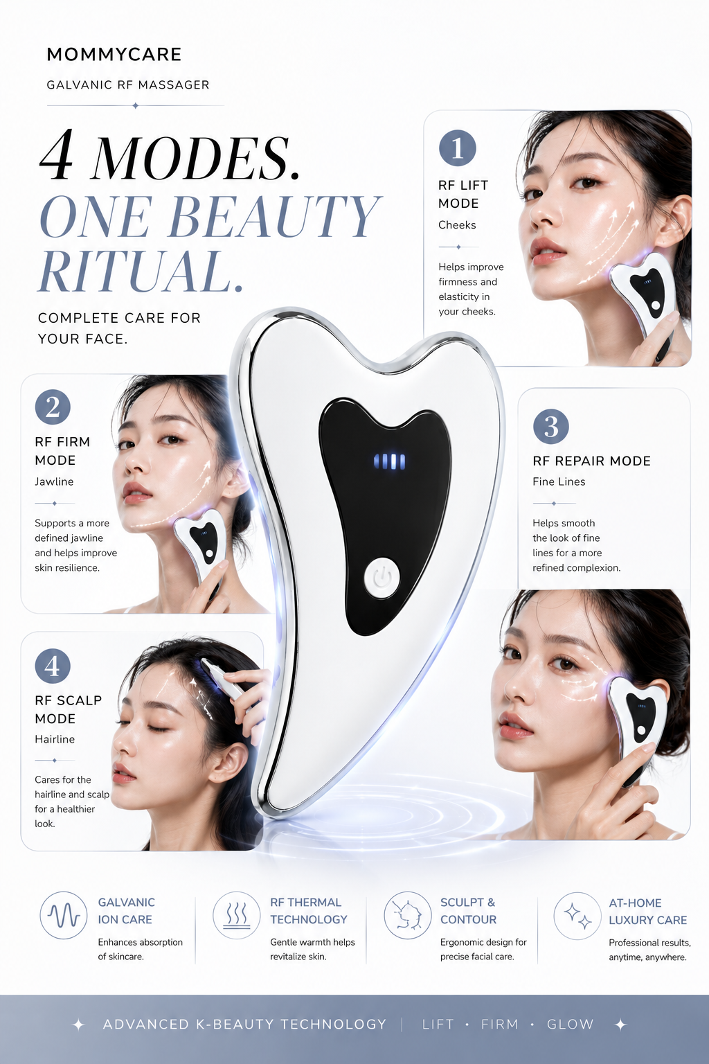 Galvanic RF Massager 1EA | Mommycare