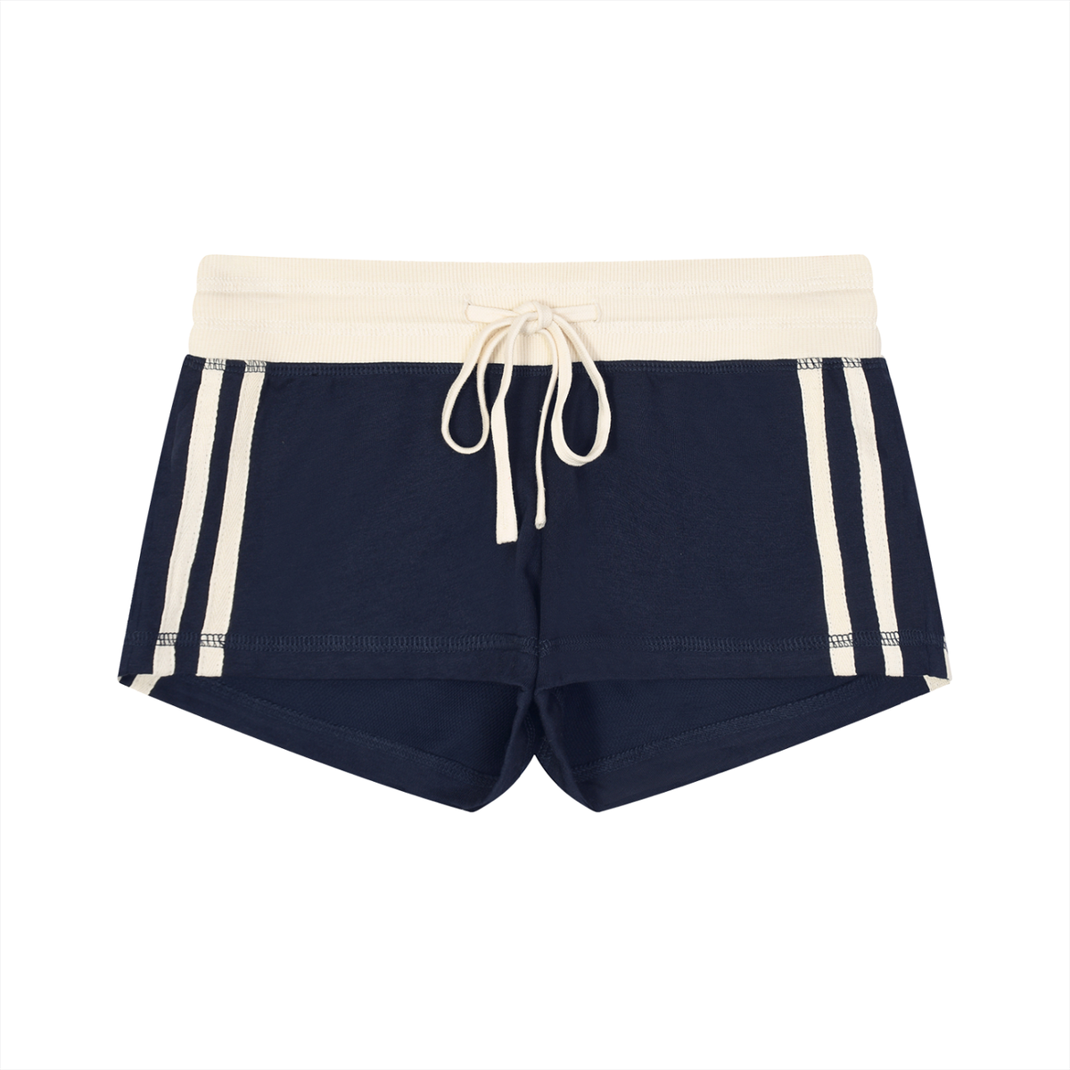 Retro Double-Stripe Track Shorts | ULZZANG BELLA