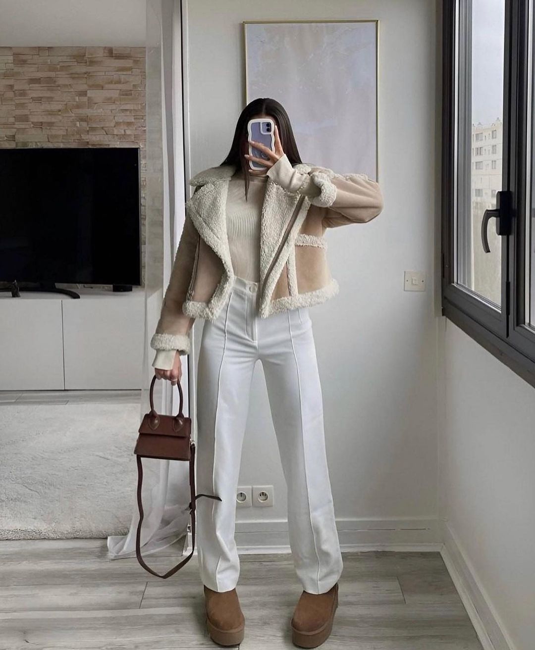 Winter Chic Elegant Fleece Jacket for Women | ULZZANG BELLA
