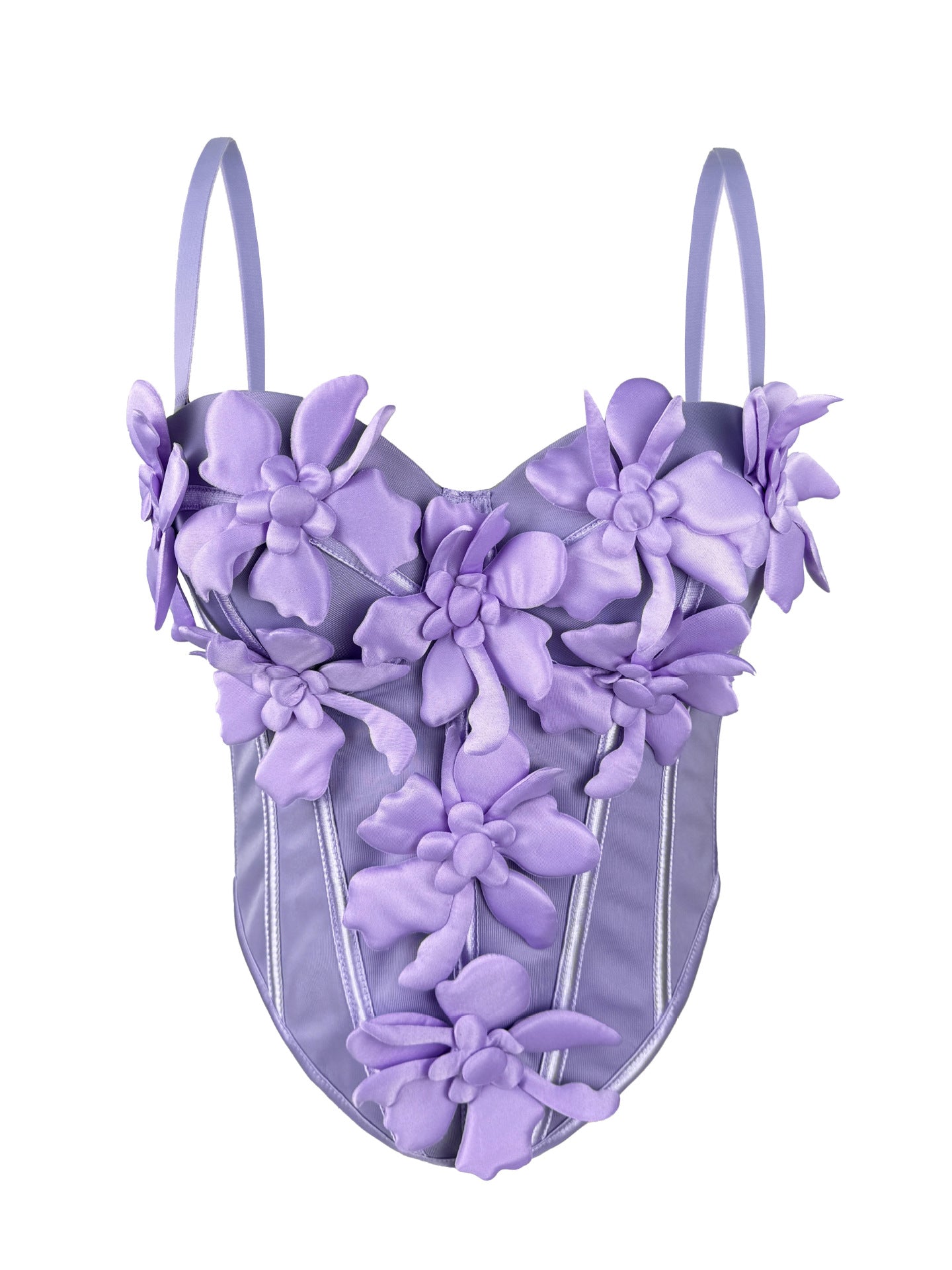 Stereoscopic Floral Lace Camisole | ULZZANG BELLA
