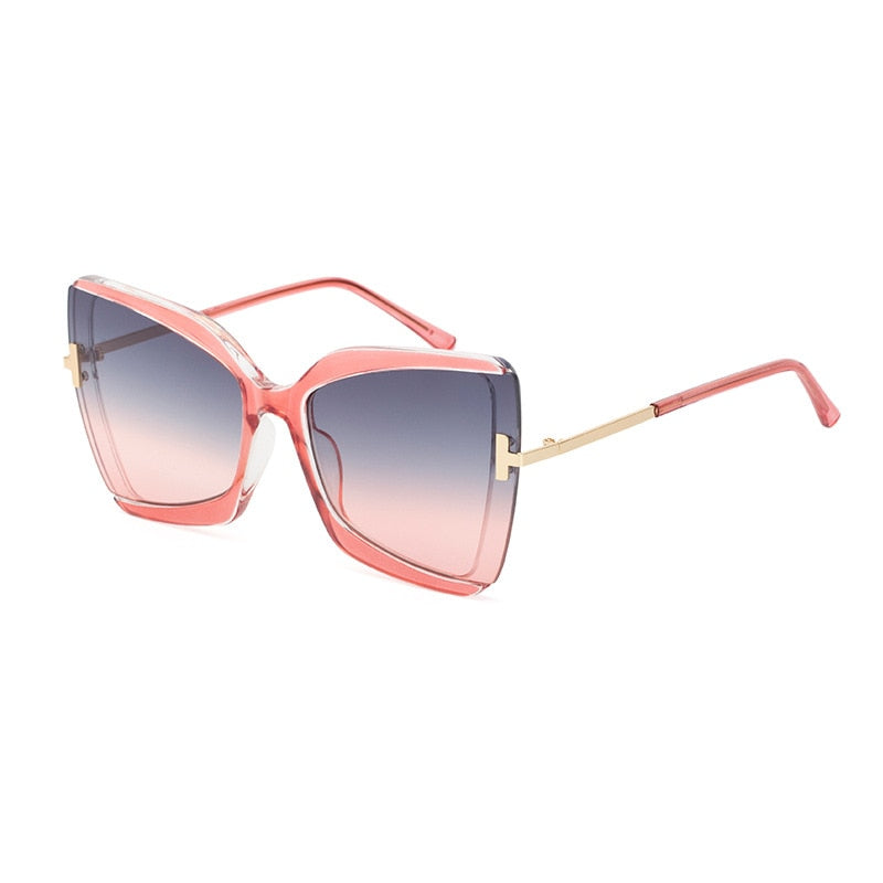 Fashionista Square Sun Shades - Oversized Colorful Sunglasses for Women | ULZZANG BELLA