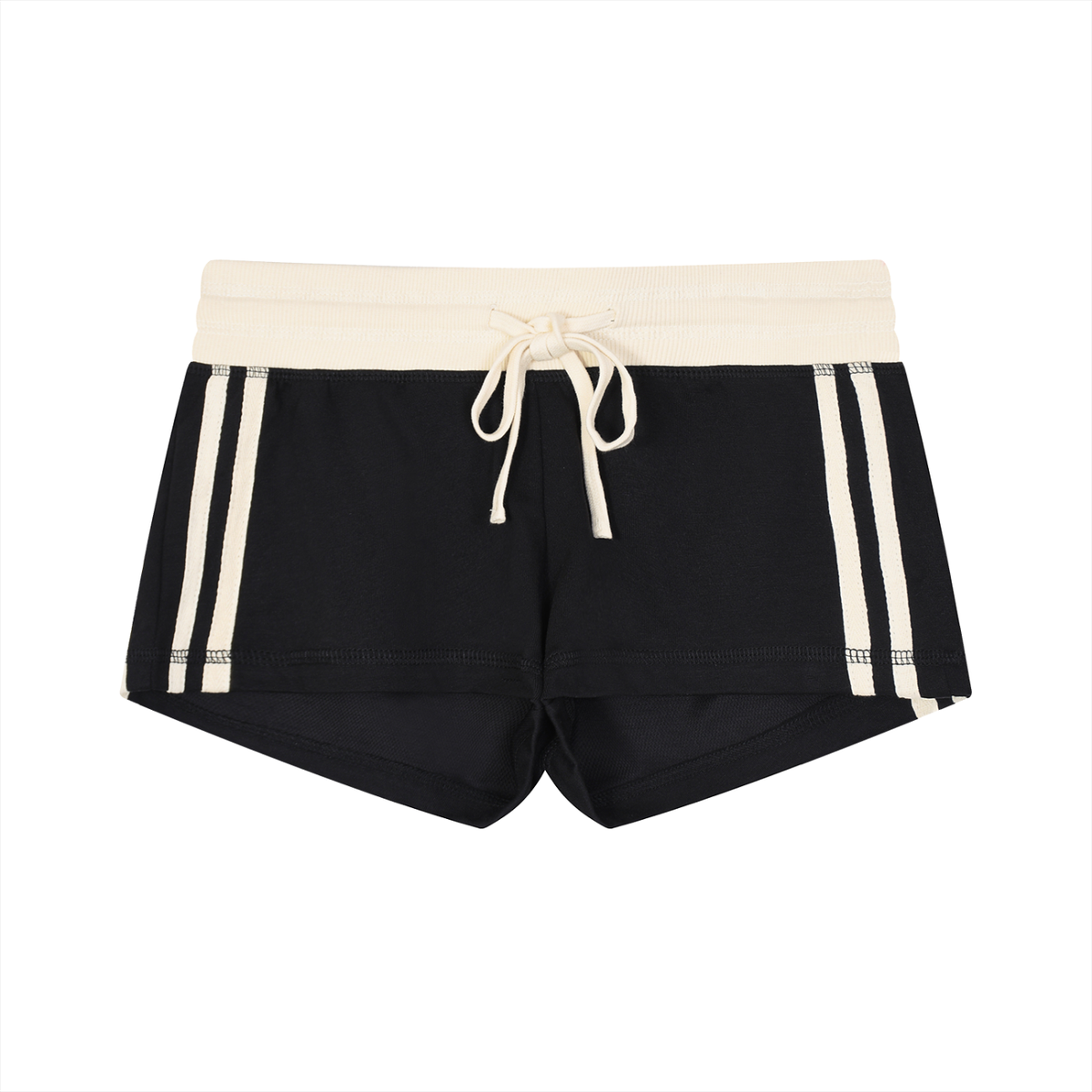 Retro Double-Stripe Track Shorts | ULZZANG BELLA