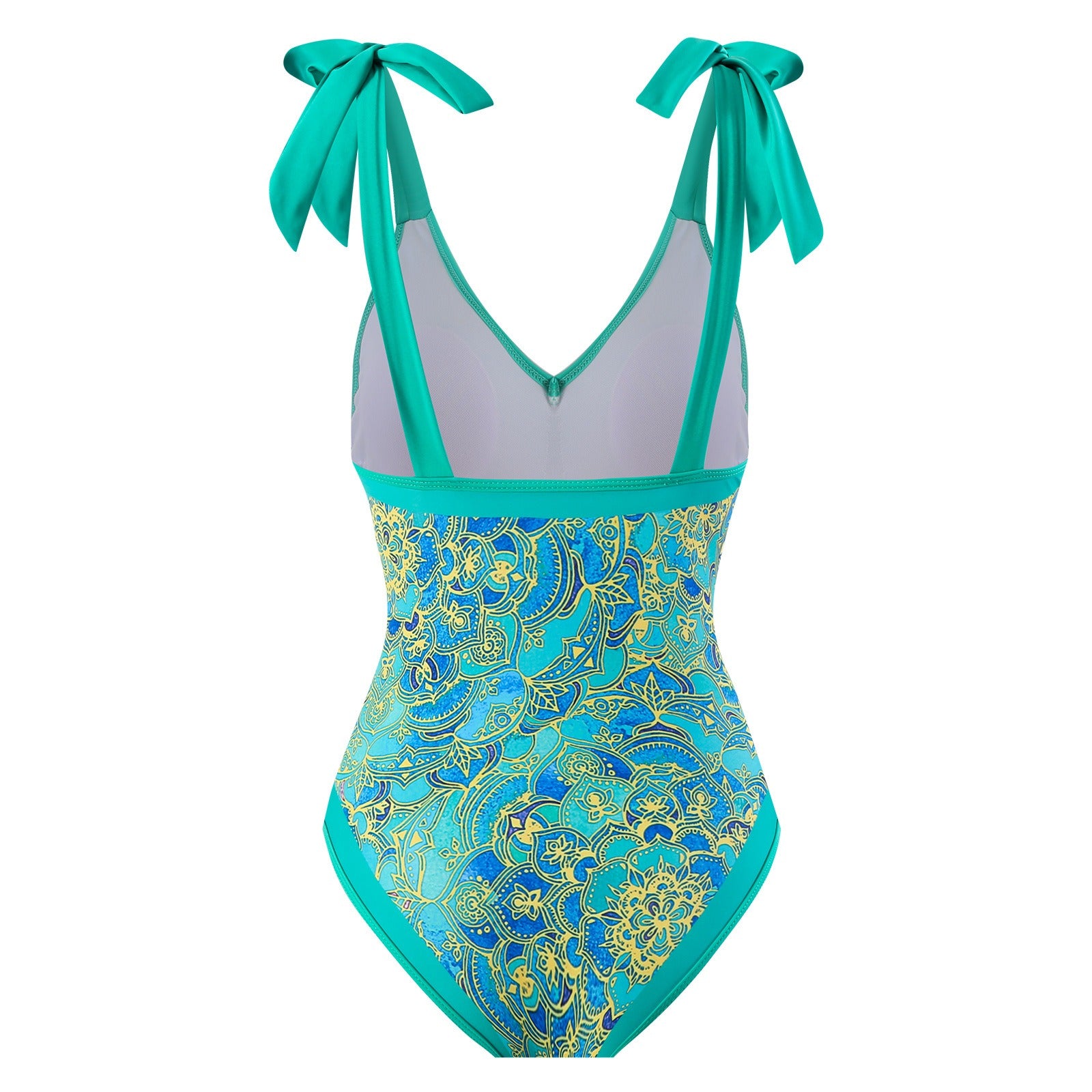 Costume da bagno intero retrò glamour con gonna in chiffon | ULZZANG BELLA