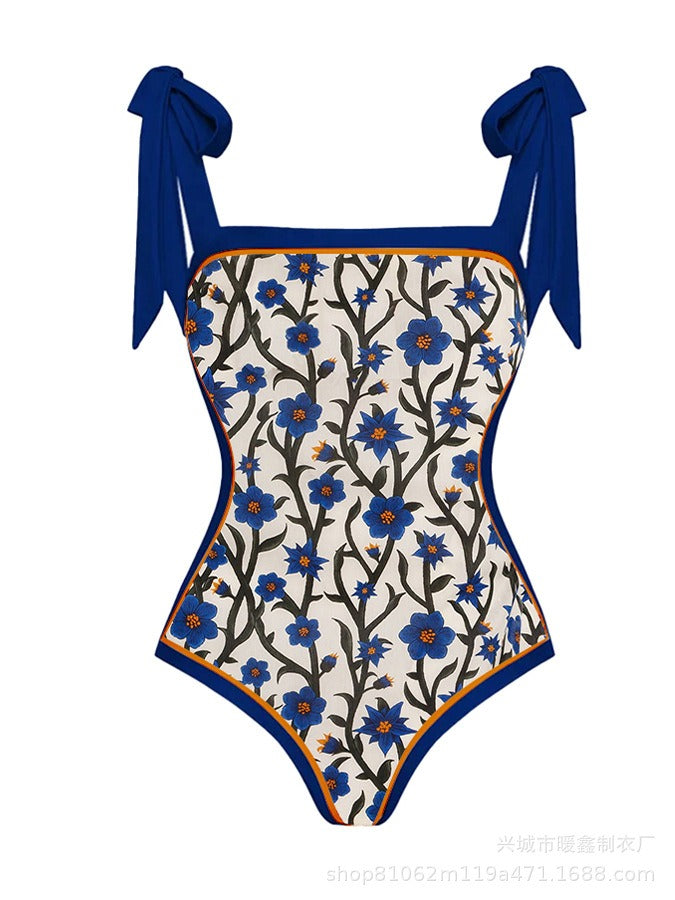 Floral Ruffle Push Up Bikini Set for the Enchanting Woman | ULZZANG BELLA