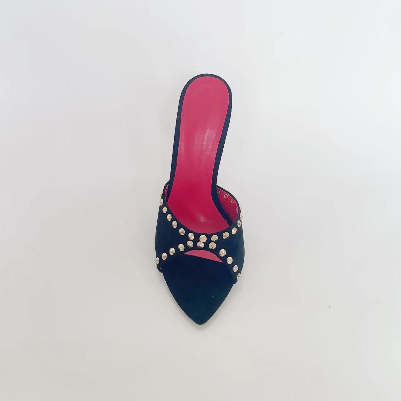 Elegant Roman Rivet Stiletto Sandals | ULZZANG BELLA