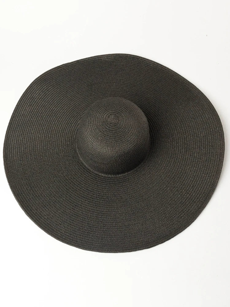 Chapeau de soleil pliable à large bord pour femme | ULZZANG BELLA