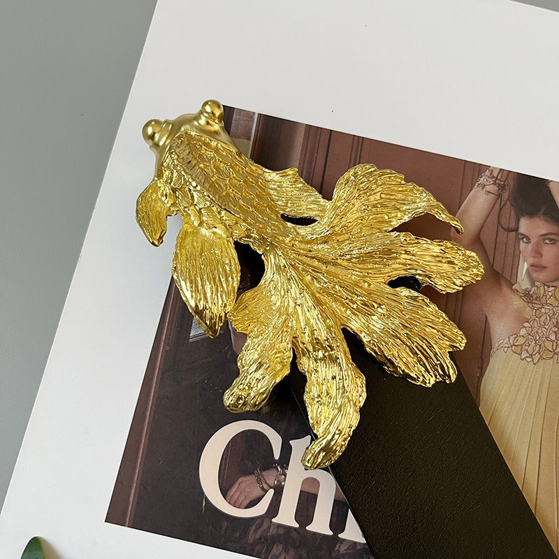Ceinture élégante en cuir à motif poisson rouge | ULZZANG BELLA