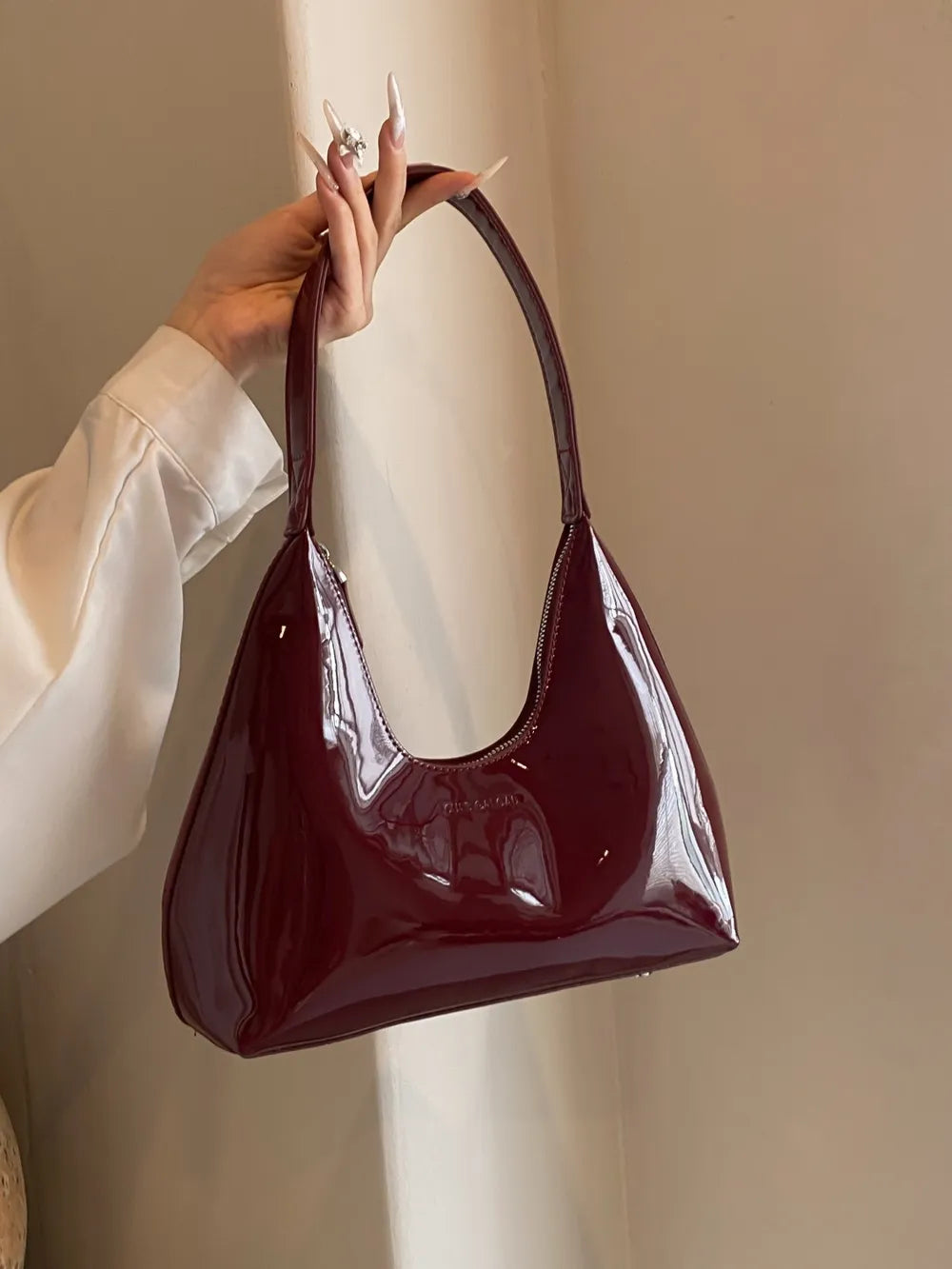 Chic Moon Shape Shoulder Bag for the Bold and Beautiful | ULZZANG BELLA