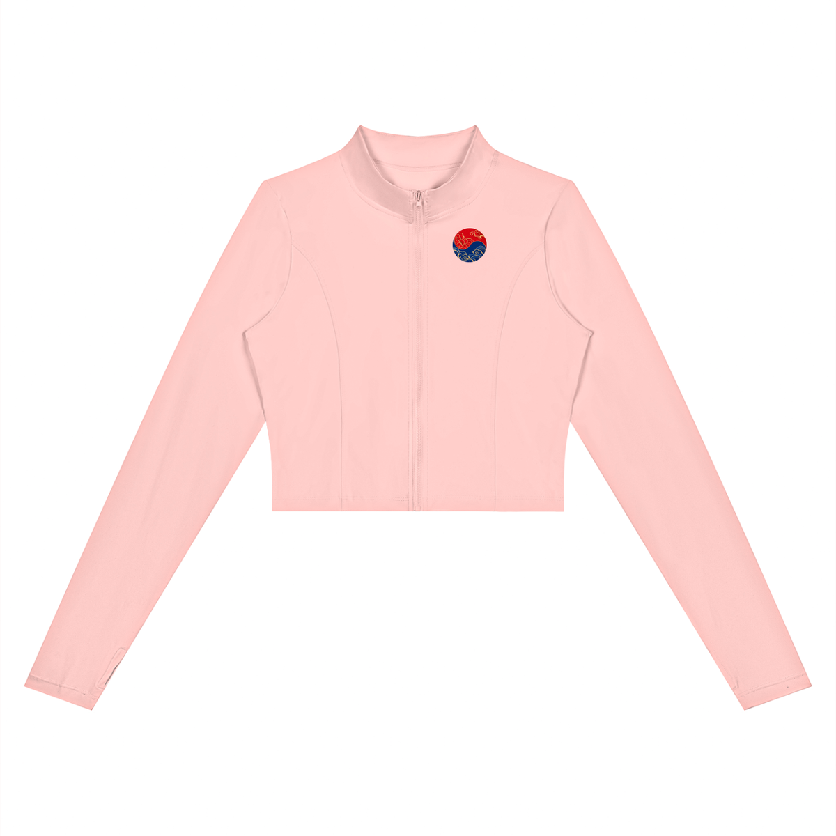 ULZZANG BELLA Korean Tiger Cropped Training Jacket - Empower Your Style