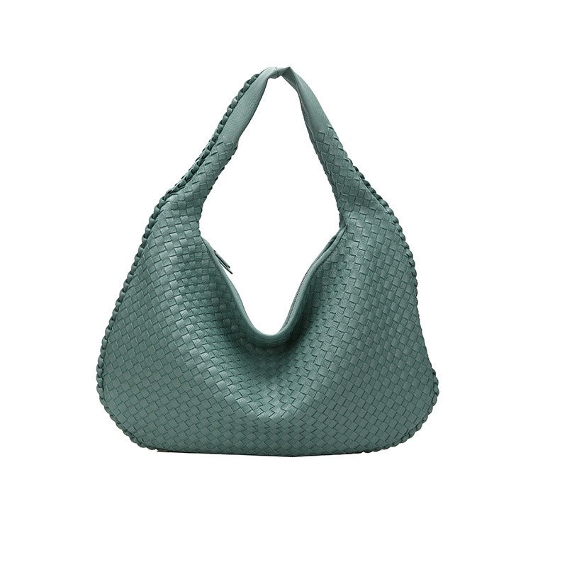 Borsa a tracolla intrecciata francese, elegantemente realizzata, per donna | ULZZANG BELLA