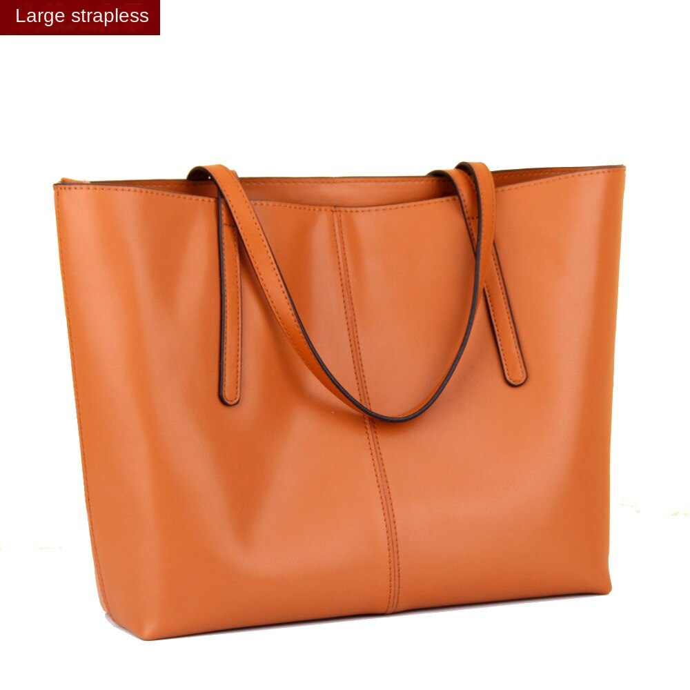 Opulent Leather Puffer Tote Handbag | ULZZANG BELLA