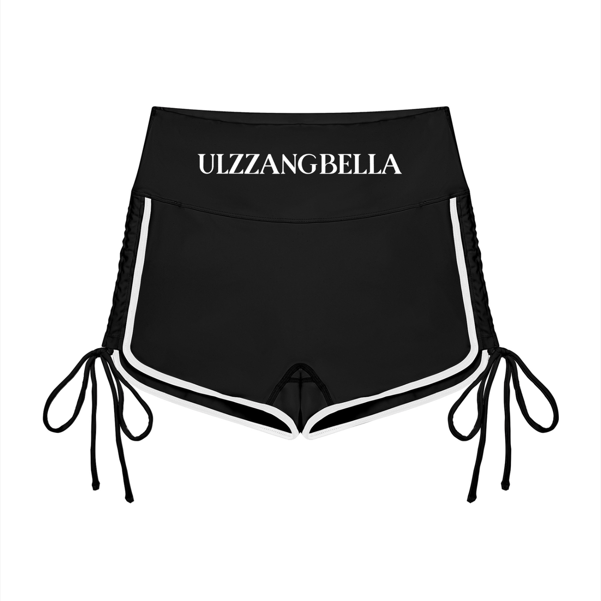 ULZZANG BELLA Contour Color Block Yoga Shorts for Effortless Style