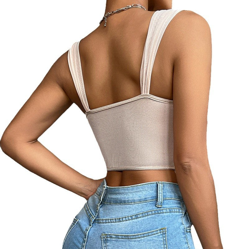 Seductive Retro Floral Vest Top | ULZZANG BELLA