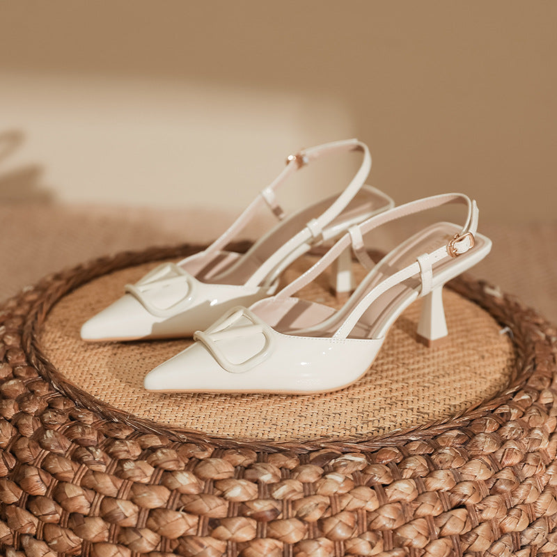 Elegant High-Heeled Slip-On Dress Pumps | ULZZANG BELLA