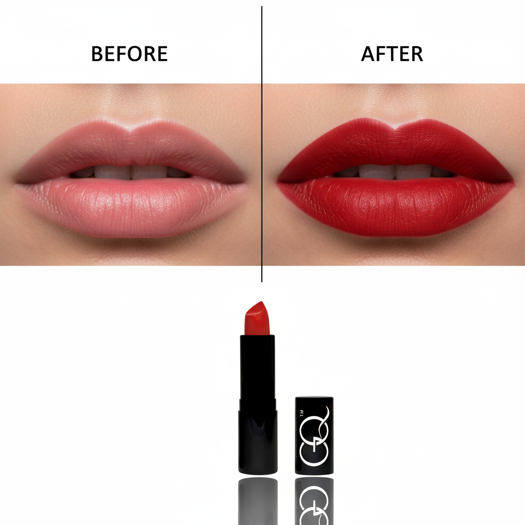 Luxury Cream Lipstick - Regal Red (3.4g) | GLOWNIQUE