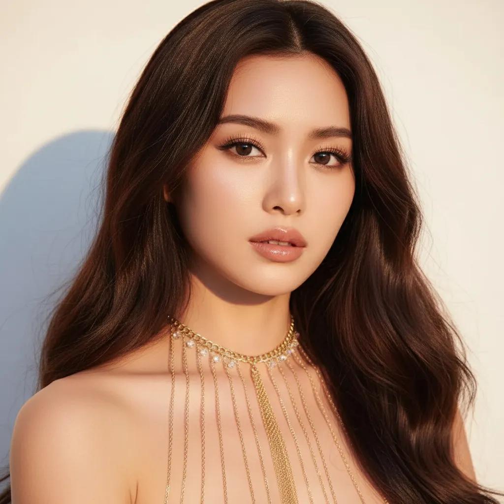 ULZZANG BELLA Crystal Tassel Body Chain – Exquisite Luxury Accessory
