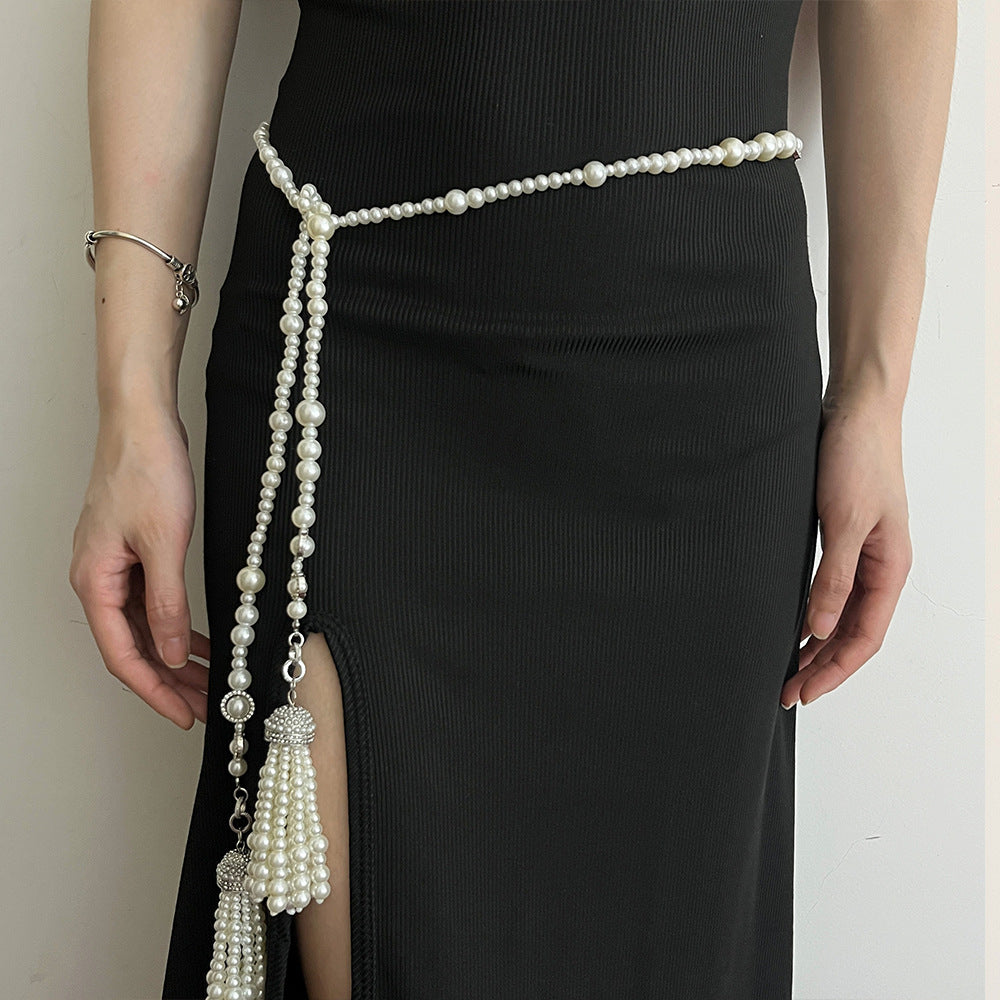 Collana con nappa Pearl Elegance per la dea moderna | ULZZANG BELLA
