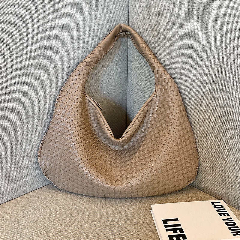 Borsa a tracolla intrecciata francese, elegantemente realizzata, per donna | ULZZANG BELLA
