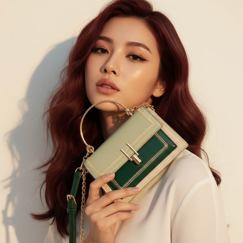 Borsa a tracolla con catena Chic Elegance per la donna moderna | ULZZANG BELLA