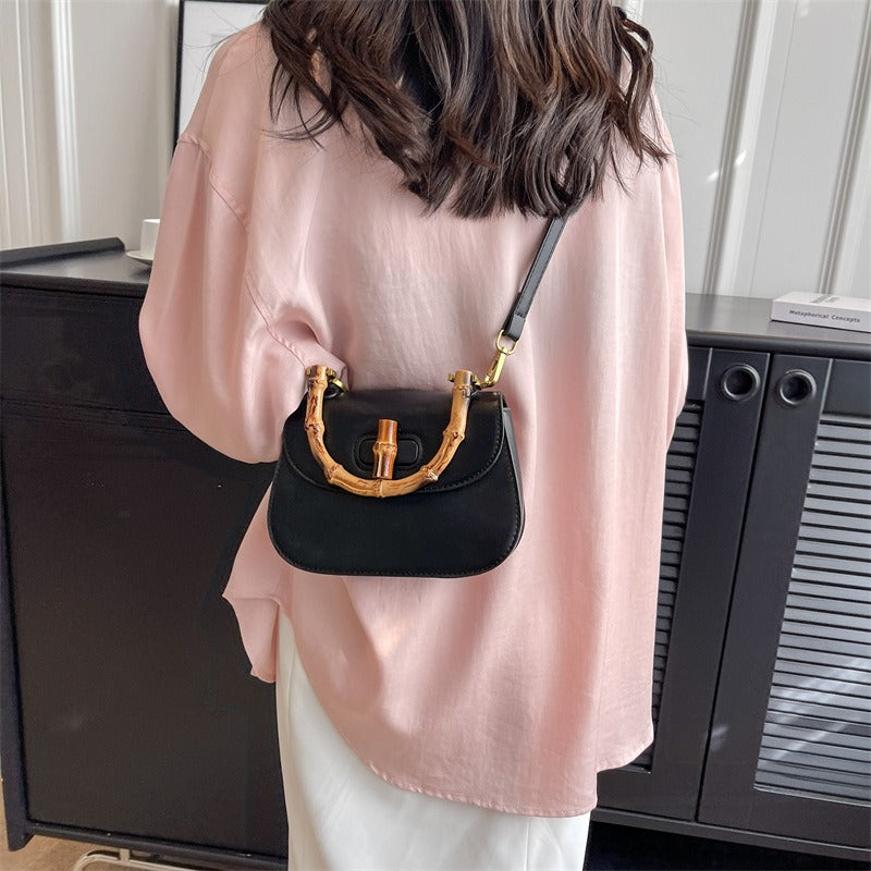 Handcrafted Bamboo Saddle Bag | ULZZANG BELLA