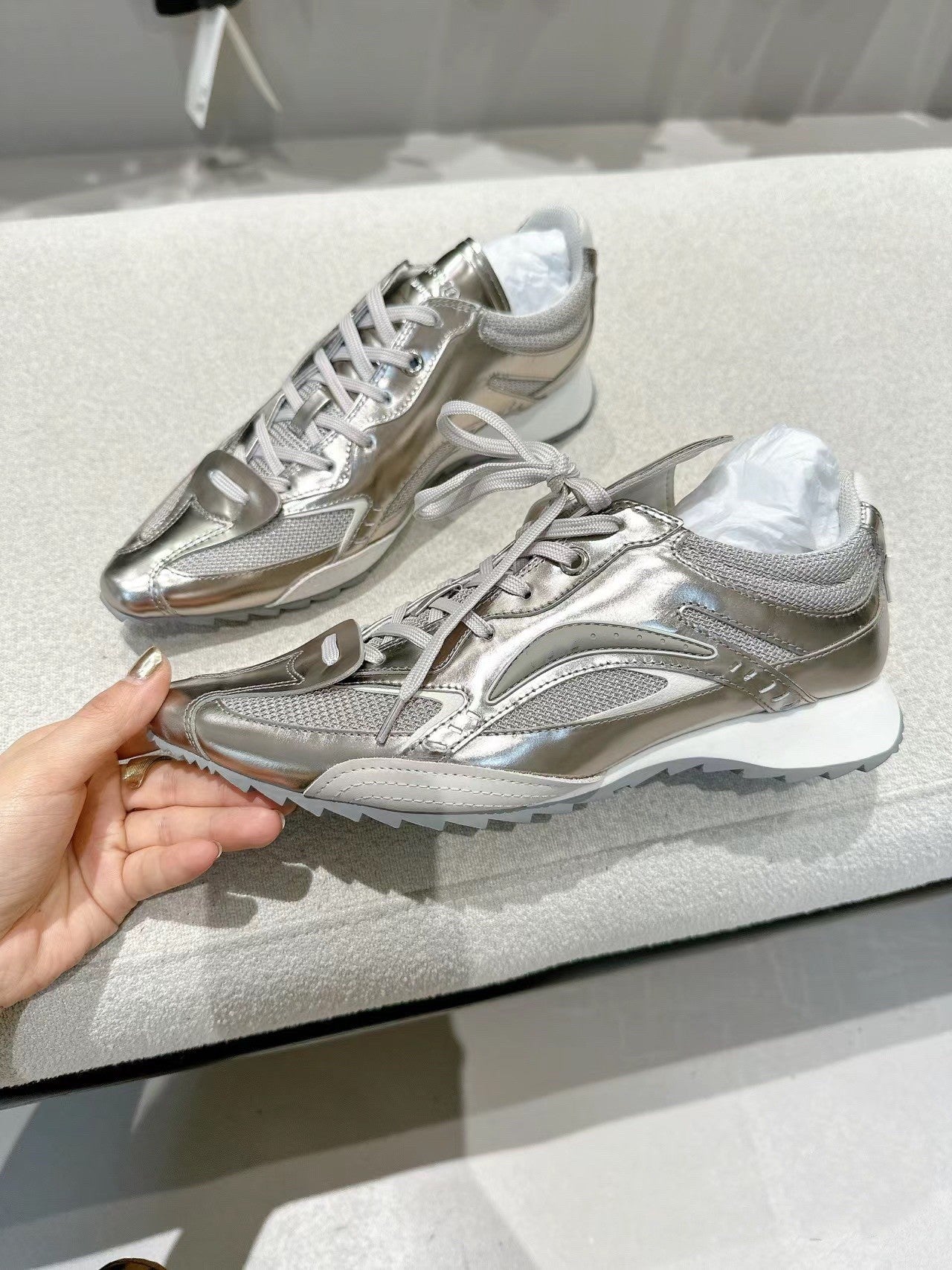 Asymmetric Frosted Fabric Women's Boxing Shoes | ULZZANG BELLA