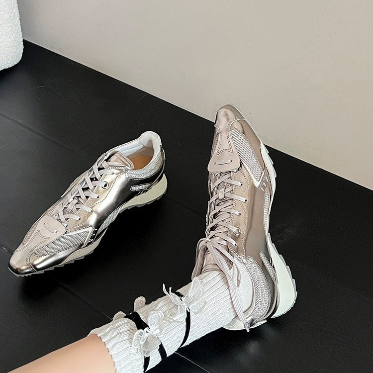 Asymmetric Tongue Thick Sole Women's Boxing Shoes | ULZZANG BELLA