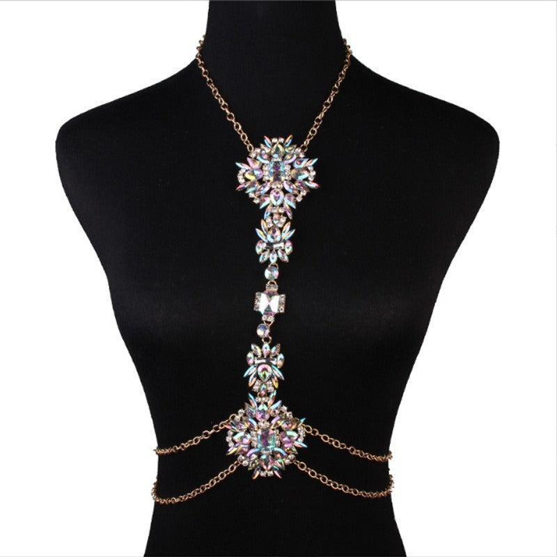 Exquisite Diamond Inlay Body Chain | ULZZANG BELLA