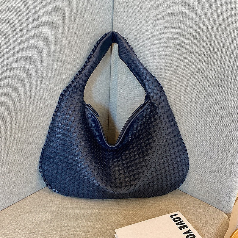 Borsa a tracolla intrecciata francese, elegantemente realizzata, per donna | ULZZANG BELLA