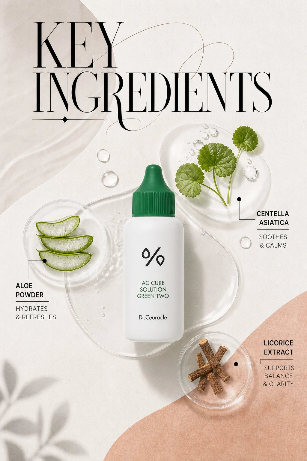 AC Cure Solution Green Two Toner | Dr. Ceuracle | Dr. Ceuracle AC Cure Solution Green Toner | Artisanal Luxury