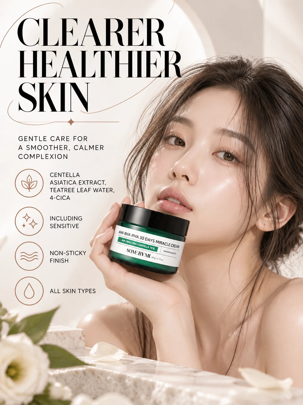 AHA-BHA-PHA 30 Days Miracle Cream 60g | SOME BY MI | SOME BY MI AHA-BHA-PHA Miracle Cream - Artisanal Luxury Cream
